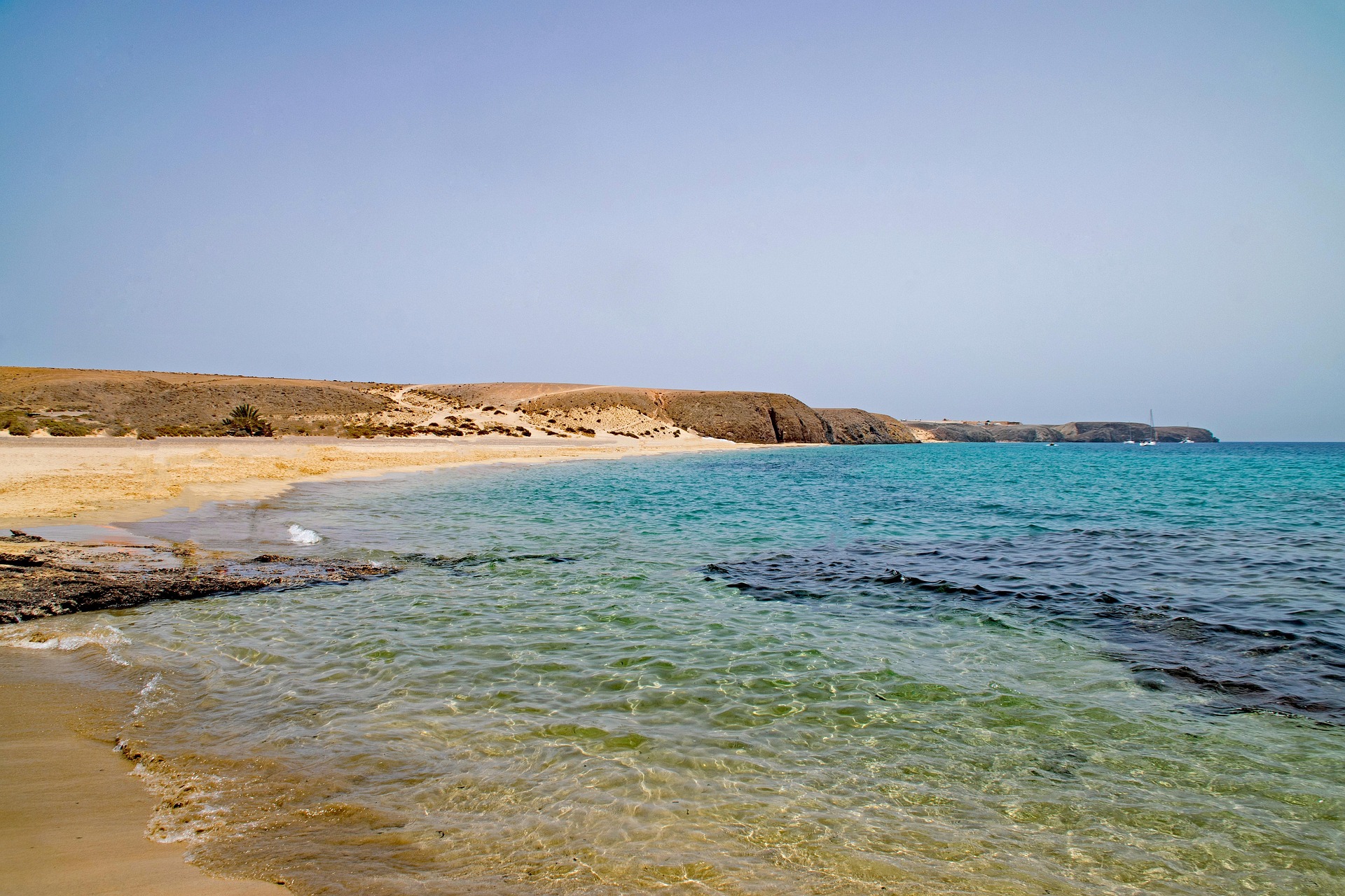 Caleta del Mero black lava cove near Órzola - Lanzarote
