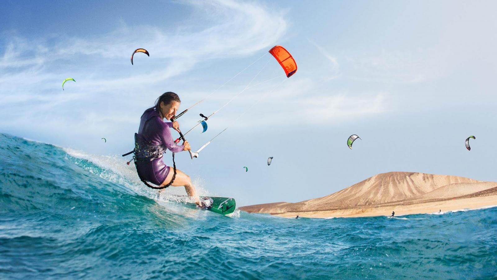 Kitesurfing in the Canary Islands