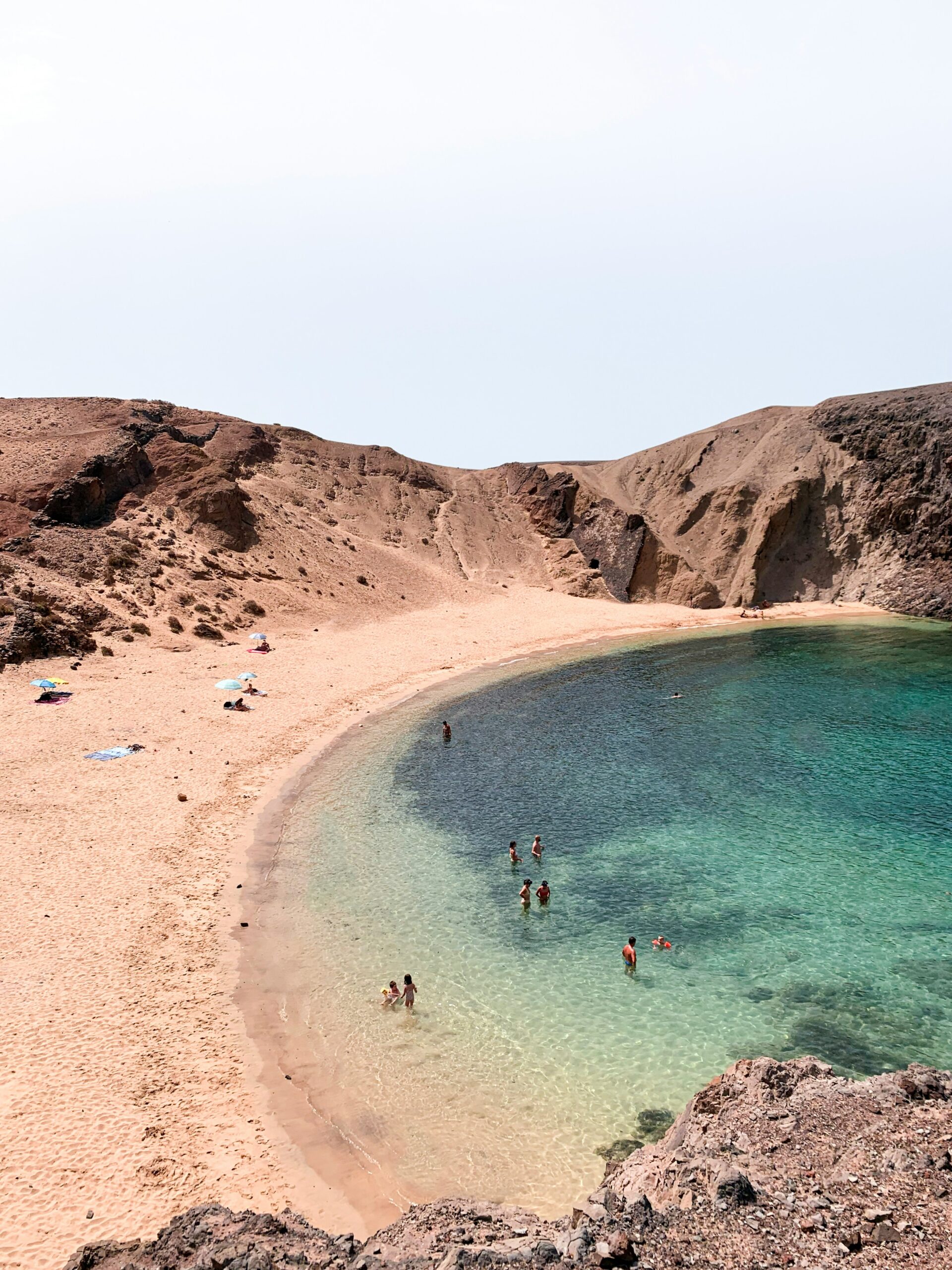 Playa de Papagayo turquoise cove - Lanzarote