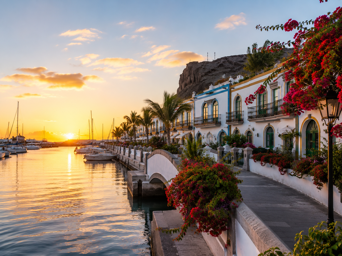 Sunset in Puerto de Mogán - Gran Canaria