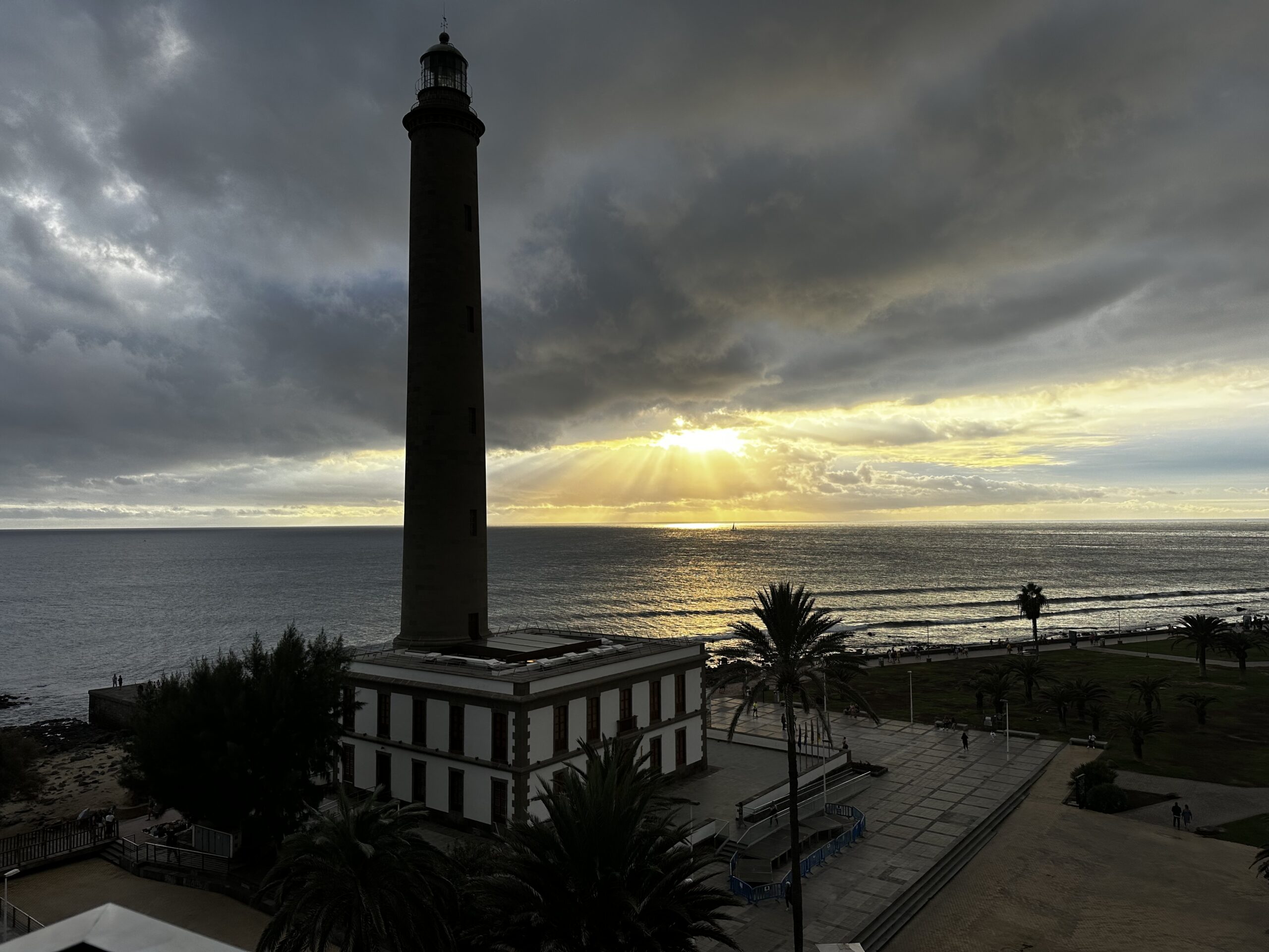 Sunset at Maspalomas lighthouse - Gran Canaria